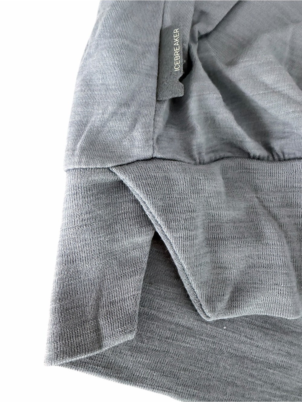 ICEBREAKER Gray Cool-Lite Merino Wool Long Sleeve Pullover Top s - Picture 6 of 11